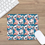 Casino Poker Pattern Print Mouse Pad