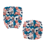 Casino Poker Pattern Print Office Chair Cover
