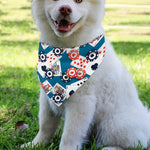 Casino Poker Pattern Print Over The Collar Dog Bandana