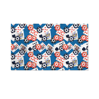Casino Poker Pattern Print Polyester Flag