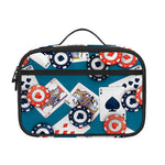 Casino Poker Pattern Print Portable Lunch Bag