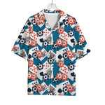 Casino Poker Pattern Print Rayon Hawaiian Shirt