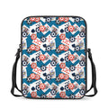 Casino Poker Pattern Print Rectangular Crossbody Bag