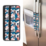 Casino Poker Pattern Print Refrigerator Handle Covers