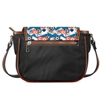 Casino Poker Pattern Print Saddle Bag