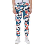 Casino Poker Pattern Print Scuba Joggers