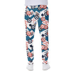 Casino Poker Pattern Print Scuba Joggers