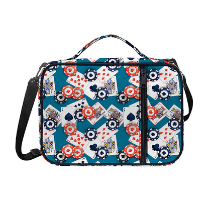 Casino Poker Pattern Print Shoulder Strap Bible Bag