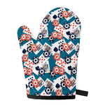 Casino Poker Pattern Print Single Oven Mitt