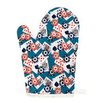 Casino Poker Pattern Print Single Oven Mitt