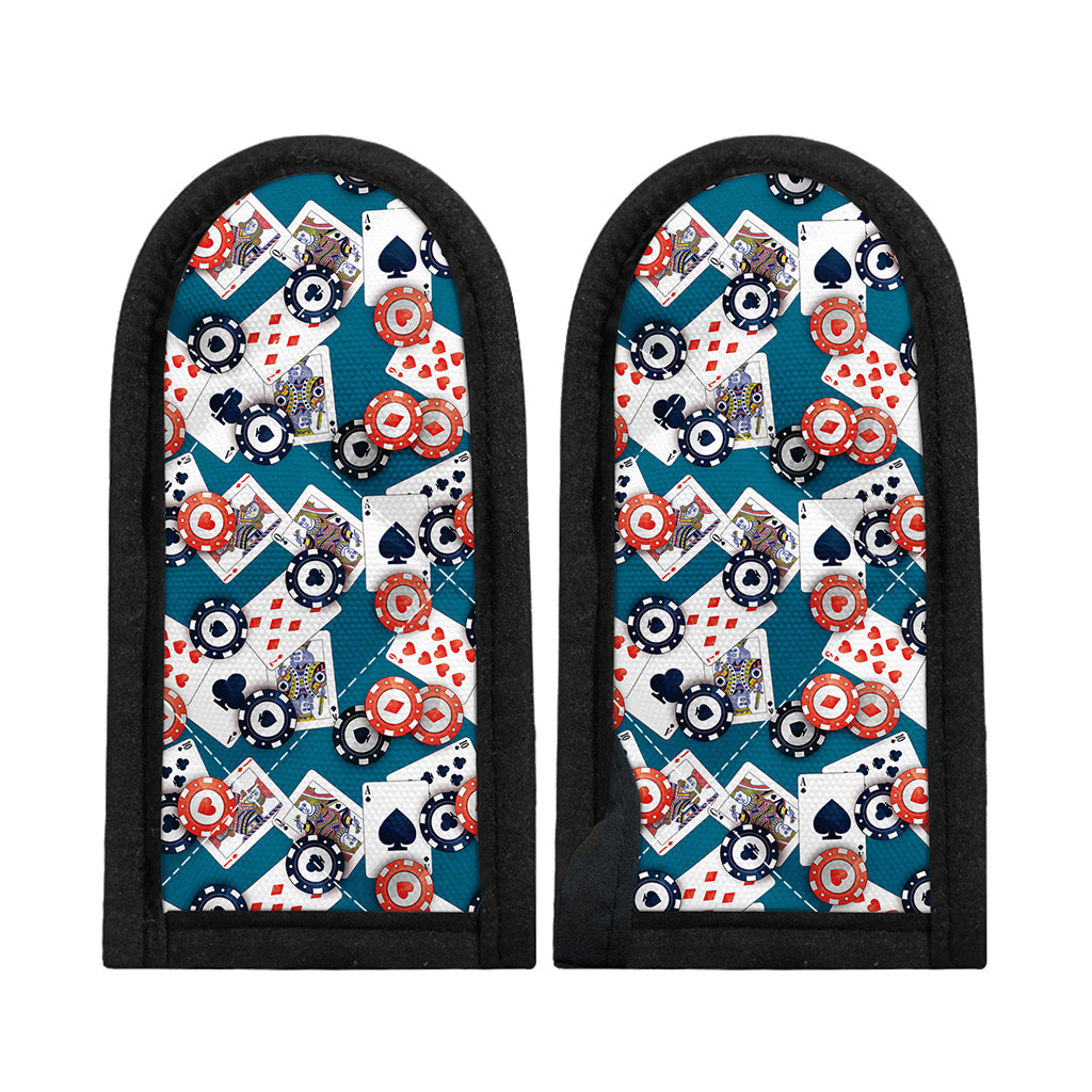 Casino Poker Pattern Print Skillet Handle Cover