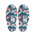 Casino Poker Pattern Print Slippers