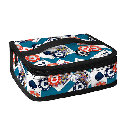 Casino Poker Pattern Print Small Lunch Bag
