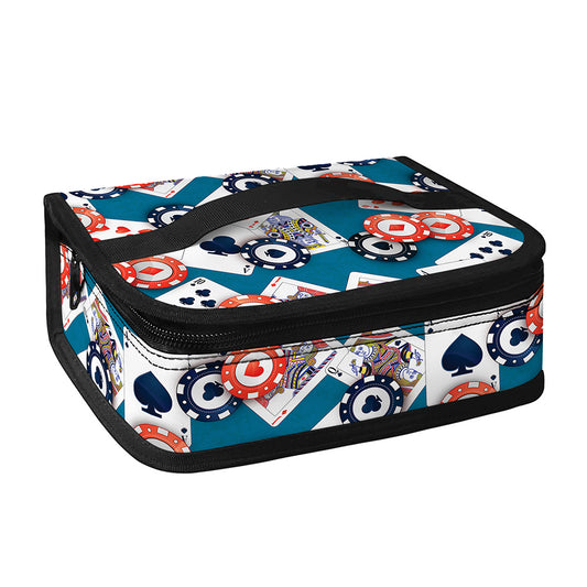 Casino Poker Pattern Print Small Lunch Bag