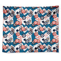 Casino Poker Pattern Print Tapestry