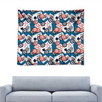 Casino Poker Pattern Print Tapestry