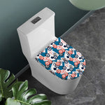 Casino Poker Pattern Print Toilet Lid Cover