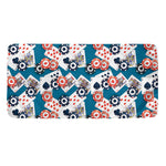 Casino Poker Pattern Print Towel