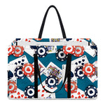 Casino Poker Pattern Print Utility Tote Bag