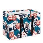 Casino Poker Pattern Print Utility Tote Bag
