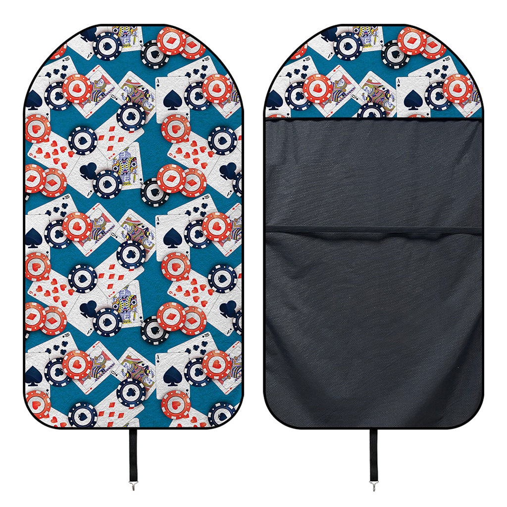 Casino Poker Pattern Print Waterproof Car Seat Cover