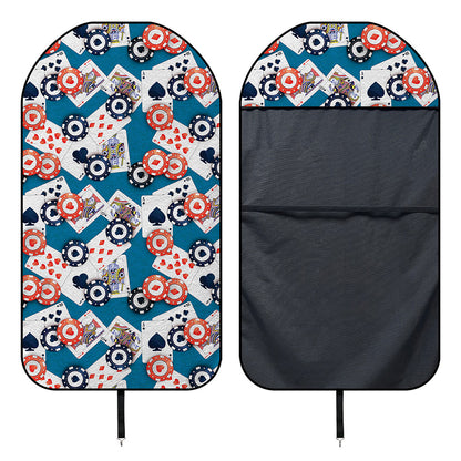 Casino Poker Pattern Print Waterproof Car Seat Cover