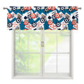 Casino Poker Pattern Print Window Valance