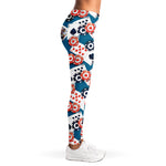 Casino Poker Pattern Print Women's Leggings