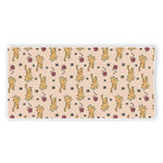 Cat And Yarn Ball Pattern Print Beach Towel