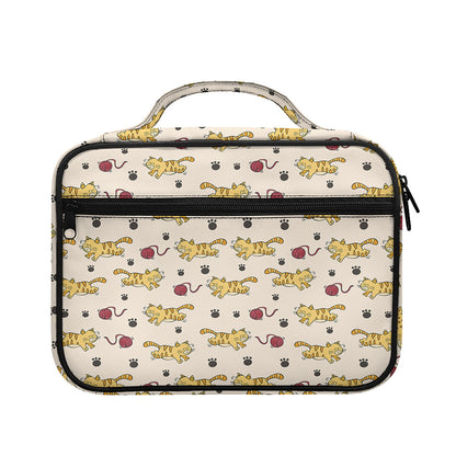Cat And Yarn Ball Pattern Print Briefcase Bible Bag