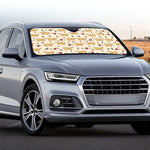 Cat And Yarn Ball Pattern Print Car Windshield Sun Shade