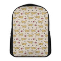 Cat And Yarn Ball Pattern Print Casual Backpack