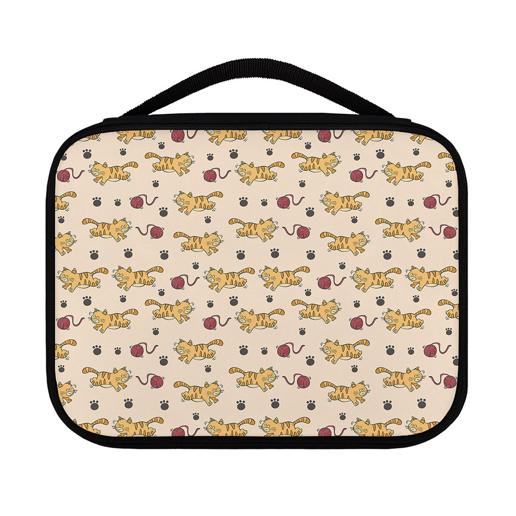 Cat And Yarn Ball Pattern Print Classic Bible Case