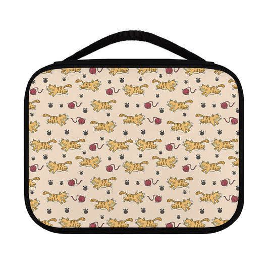 Cat And Yarn Ball Pattern Print Classic Bible Case