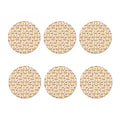 Cat And Yarn Ball Pattern Print Coaster Set