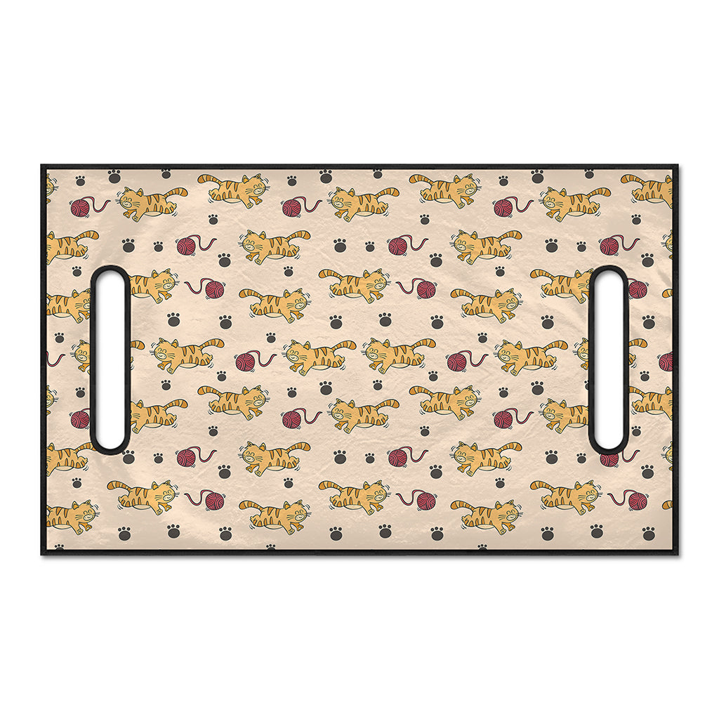 Cat And Yarn Ball Pattern Print Golf Cart Seat Cover