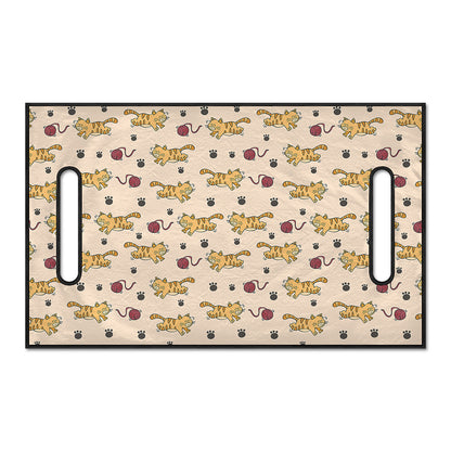 Cat And Yarn Ball Pattern Print Golf Cart Seat Cover
