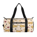 Cat And Yarn Ball Pattern Print Gym Bag