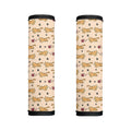 Cat And Yarn Ball Pattern Print Handle Covers