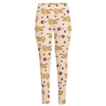 Cat And Yarn Ball Pattern Print High-Waisted Pocket Leggings