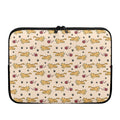 Cat And Yarn Ball Pattern Print Laptop Sleeve