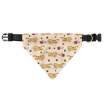 Cat And Yarn Ball Pattern Print Over The Collar Dog Bandana