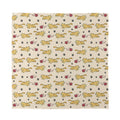 Cat And Yarn Ball Pattern Print Silk Bandana