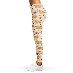 Cat And Yarn Ball Pattern Print Women's Leggings