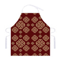 Celtic Knot Symbol Pattern Print Adjustable Apron