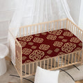 Celtic Knot Symbol Pattern Print Baby Crib Sheet