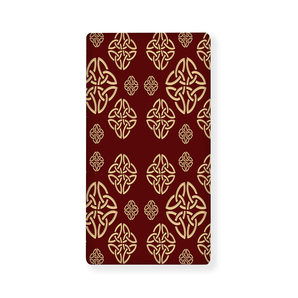 Celtic Knot Symbol Pattern Print Baby Crib Sheet