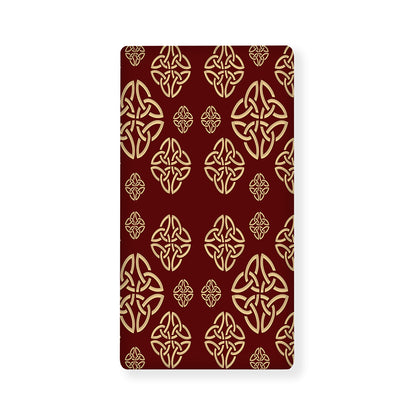 Celtic Knot Symbol Pattern Print Baby Crib Sheet