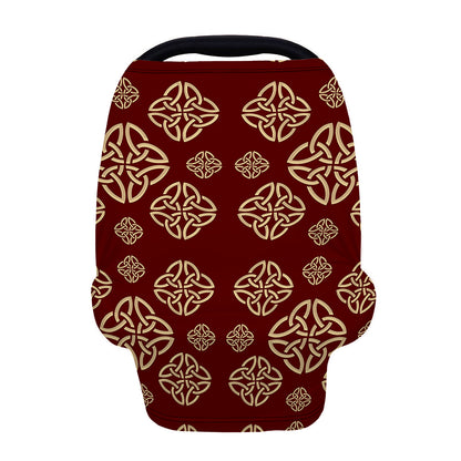 Celtic Knot Symbol Pattern Print Baby Seat Cover