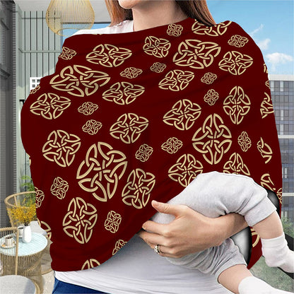 Celtic Knot Symbol Pattern Print Baby Seat Cover